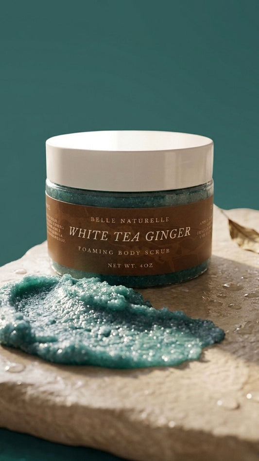 White tea ginger body scrub